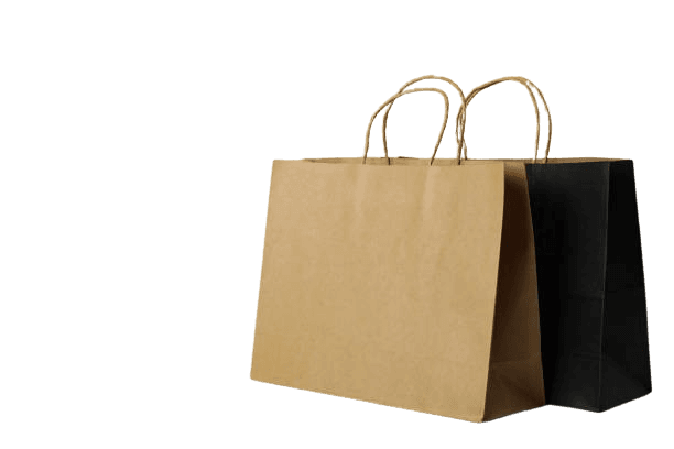 Sacs de shopping représentant notre large sélection de produits